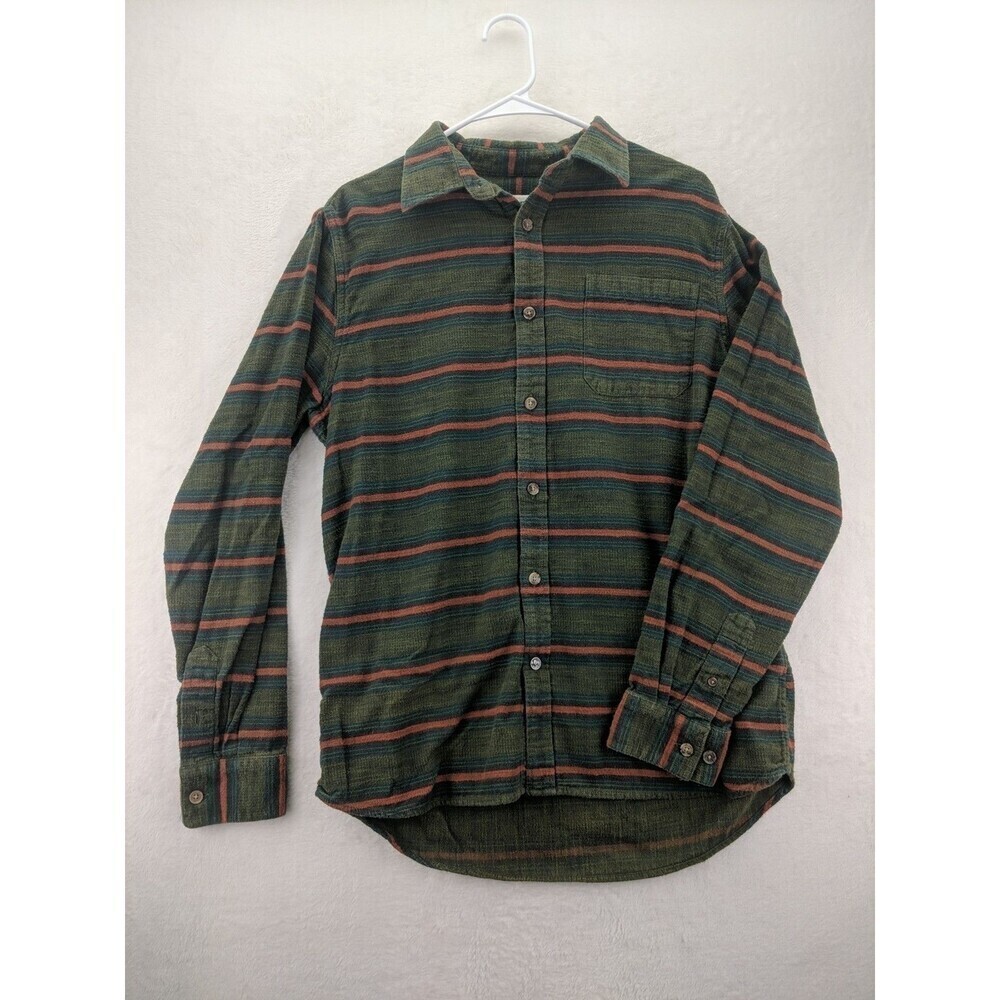 Mountain Khakis Horizontal Striped Mens Medium Long Sleeve Button Up Shirt